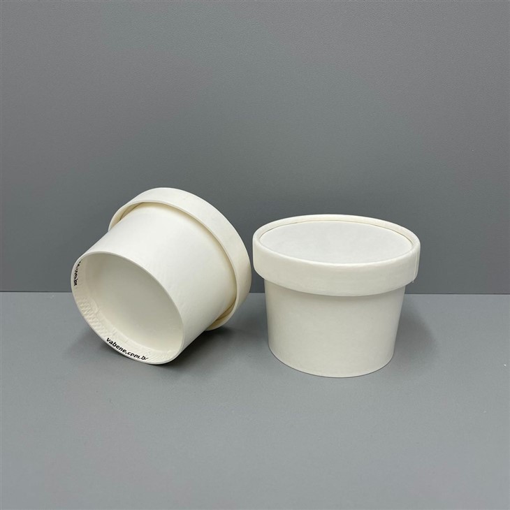 8oz Ice Cream Cups With Lids